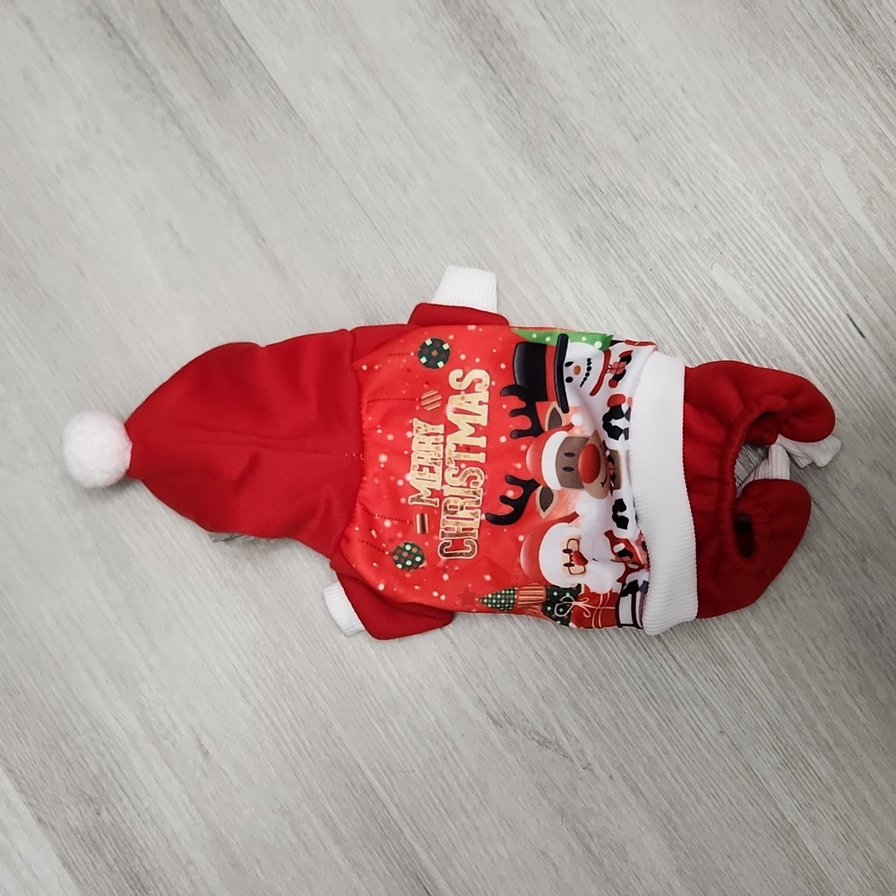 Christmas Themed Dog Outfit XS
